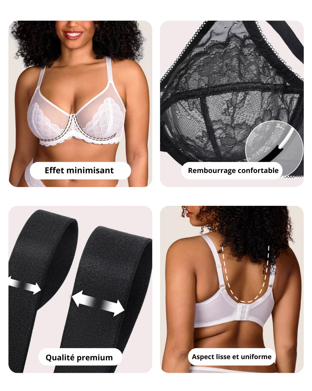 Soutien-gorge Minimiseur Rosalia (Beige)